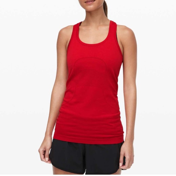 NWT lululemon Swiftly Tech Racerback Tank - RARE RED - Picture 1 of 9